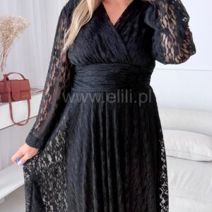 Alternative view of Sukienka Alma plus size czarna