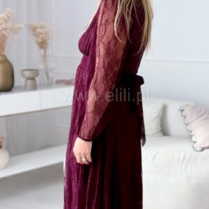 Alternative view of Sukienka Daiva śliwka Plus size